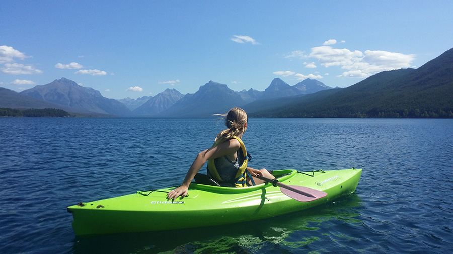 Woman in Kayak - Online Dating