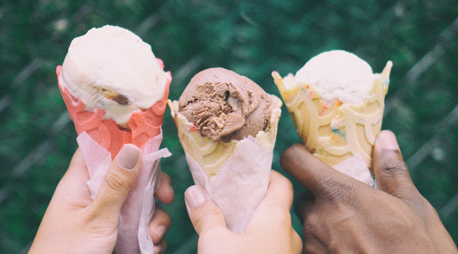 Three Ice Cream Cones - Conversation Topics