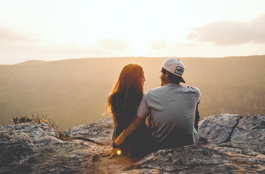 Couple Sunset - Introverted Men Are Attractive
