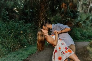 Man Kissing Woman in Forest - Standards Too High - Introverted Alpha