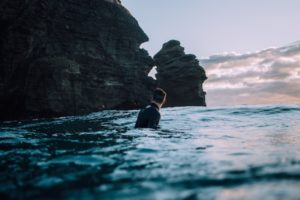 Man in Ocean - Dating Relationship Standards Introverted Alpha