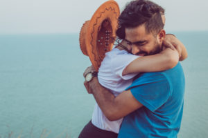 Couple Hugging - Platonic Touch