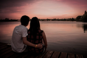 Couple Sitting - Do Introverted Guys Get Girlfriends