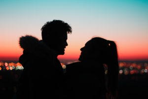 Couple at Sunset - Introvert Dating