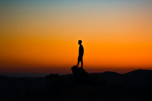 Man and Sunset - Introverts are Awesome
