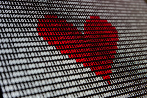 Binary Code Heart - Engineers Dating