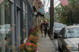 Man and Woman Walking - Happy on a First Date