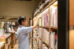 Man in Bookstore - Where To Meet Women