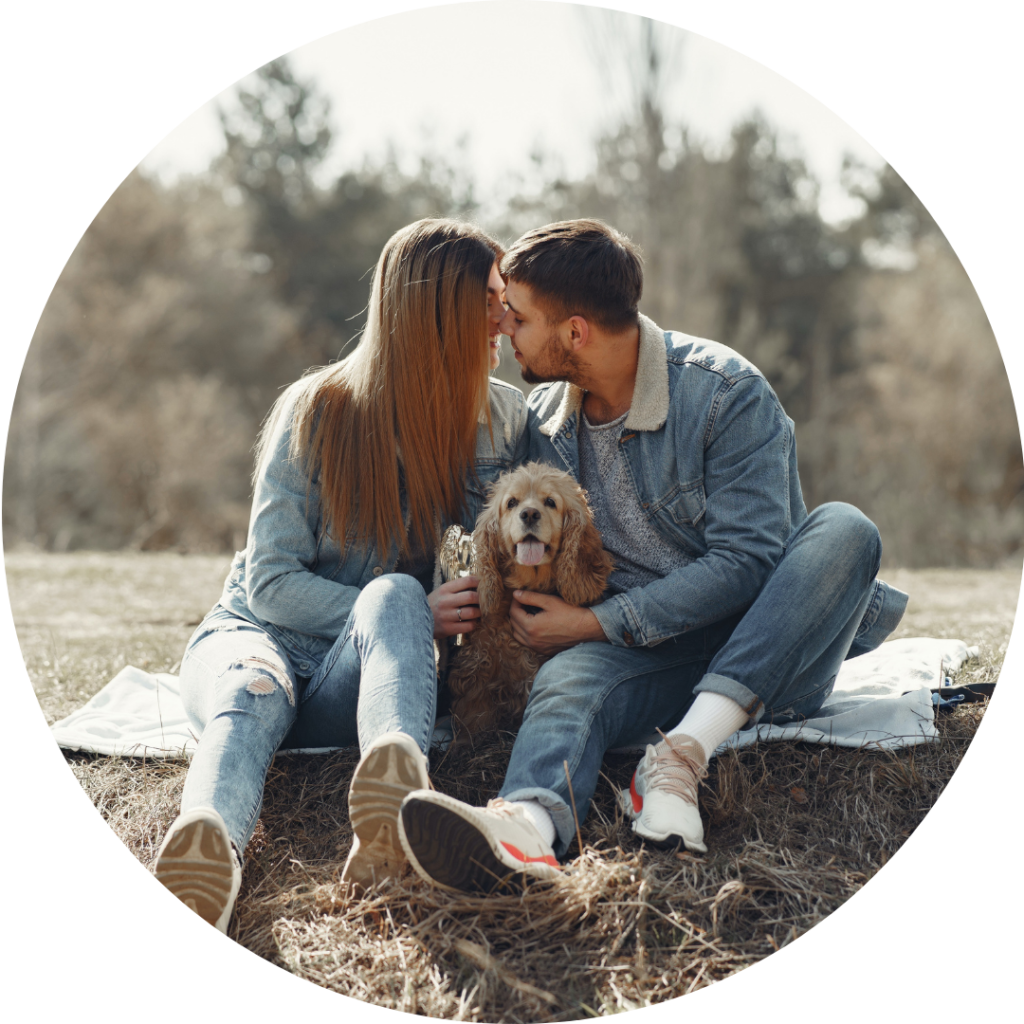 Couple With Dog - Discovering Deeper Beauty