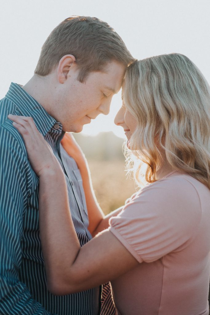 Couple In Field - Christians In Love