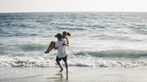Couple on beach – what is masculinity Couple on beach - what is masculinity
